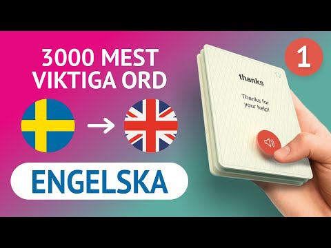 3000 viktigaste engelska ord. Del 1