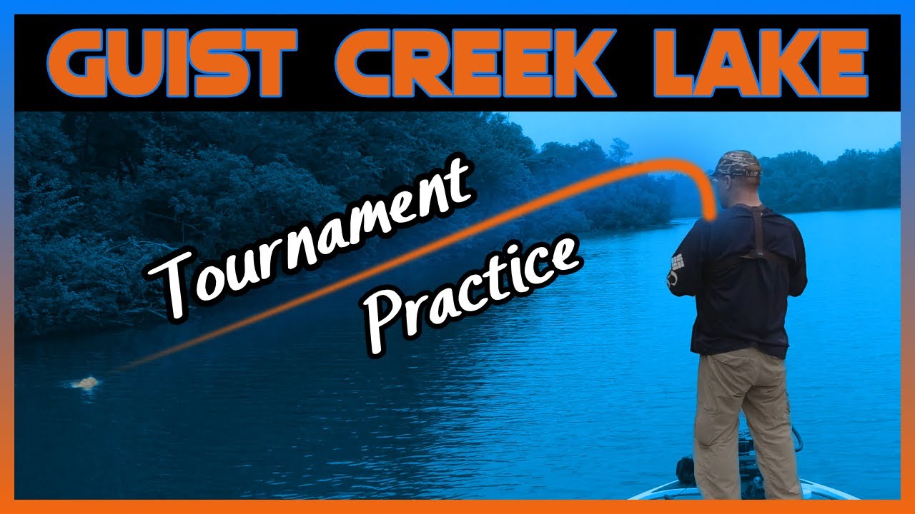 Tournament Bass Club Fishing 2022 | Practice Day | Guist Creek Lake
