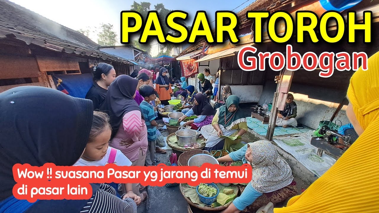 PASAR DI KAMPUNG INI SURGANYA KULINER, RAMAINYA ENGGAK KETULUNGAN