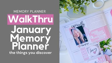 What Can Be Discovered | January 2024 Memory Planner WalkThru
