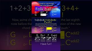 Folk Ballad (no) Push, backing track in G major, 104bpm. Play along &amp; have fun!