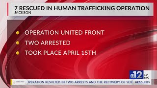 2 arrested, 7 rescued in Jackson human trafficking operation