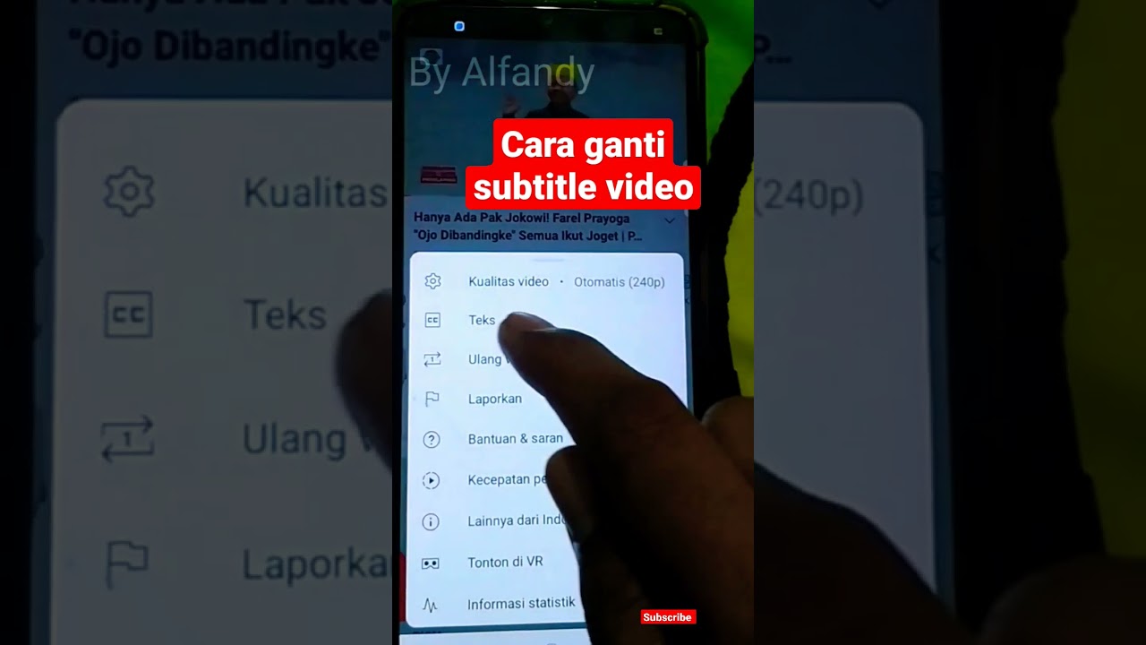 cara mengganti subtitle video YouTube 2022 
