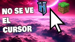NO SE VE EL CURSOR DEL MOUSE EN LOS VIDEOJUEGOS EN PANTALLA COMPLETA como MINECRAFT o HYTALE ?