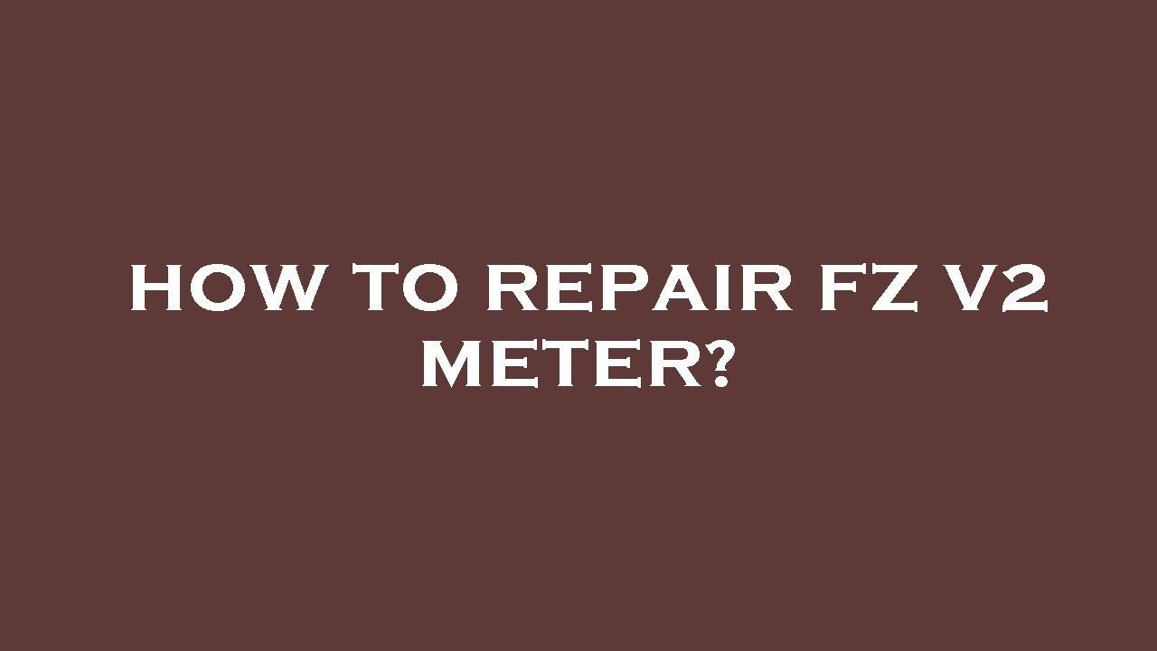 fz v2 meter