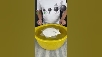 TRY TO GUESS HOW MANY TISSUE PAPER IT TOOKS! #experiment #satisfying #waterexperiment #asmrvideo