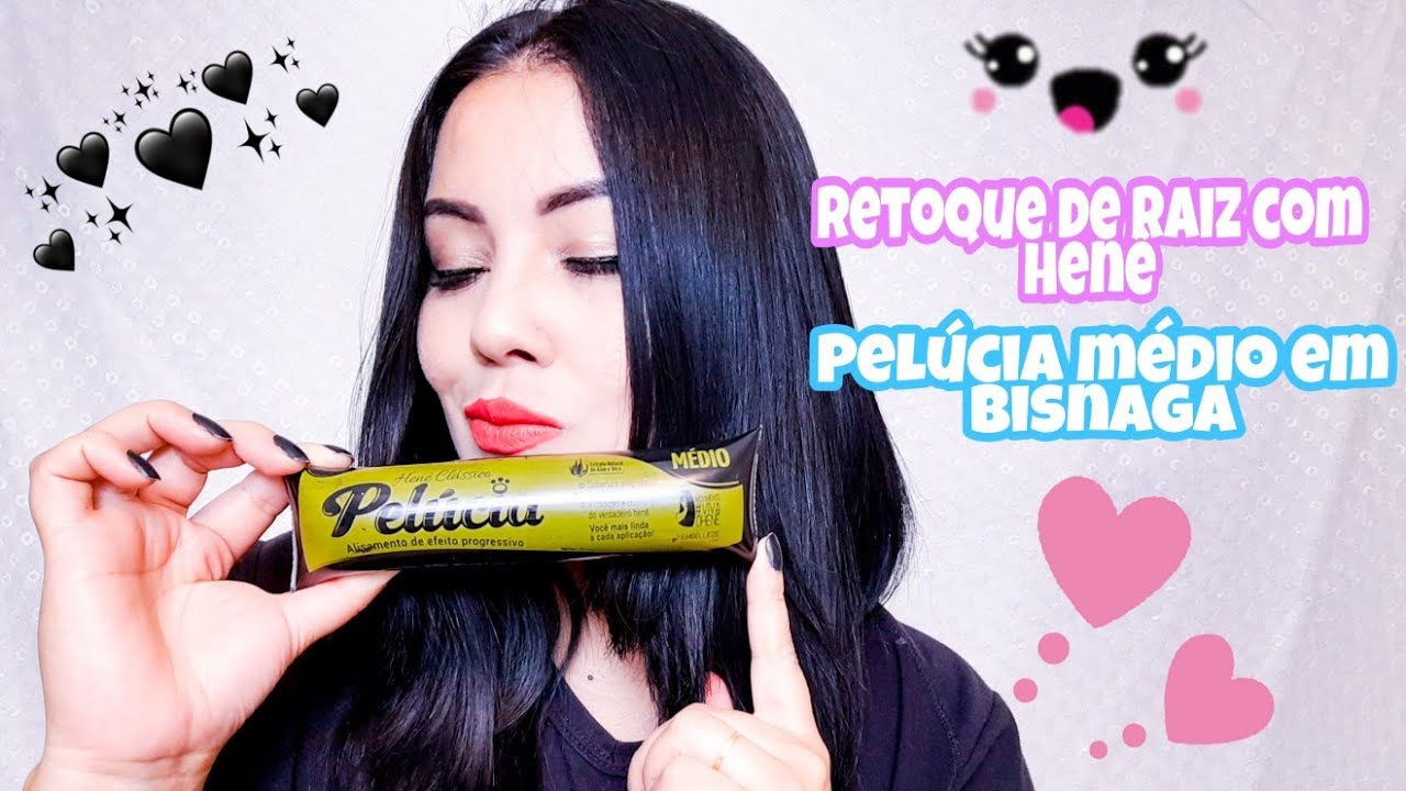 APLICAÇÃO DE HENÊ PELÚCIA MÉDIO EM BISNAGA- Kah Dias