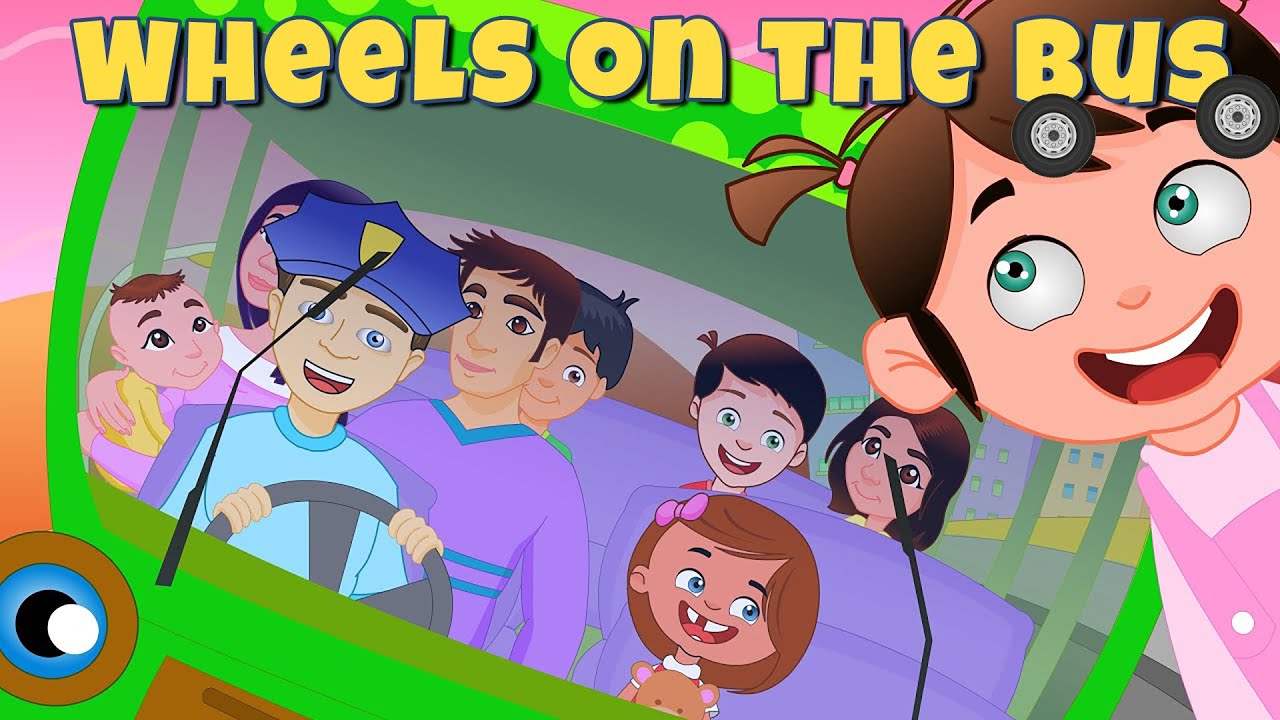 Wheels On The Bus Go Round And Round | Nursery Rhymes for Babies