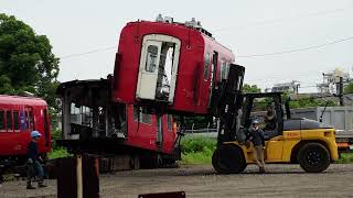 名電築港で解体6000系6008F・6052F・6108Fが、大江駅から東名古屋港を経由し名電築港駅へ廃車回送され、解体が開始されました。非ワンマン6000系が全滅となりました。