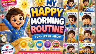 Sunshine Steps | My Happy Morning Routine for Kids 🌈✨