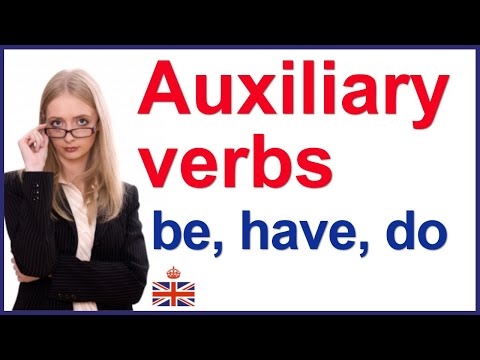 Auxiliary verbs (Helping verbs) - English grammar lesson