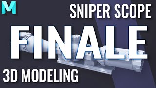 3D Scope Modeling Tutorial - Sniper Scope FINALE! Profile