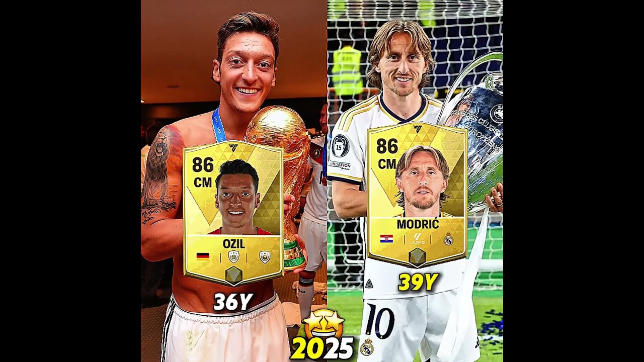 Modric & ozil..😂