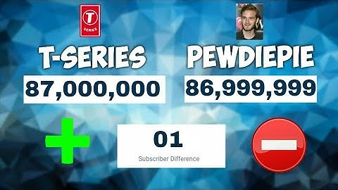 The Moment T-Series Surpassed PewDiePie