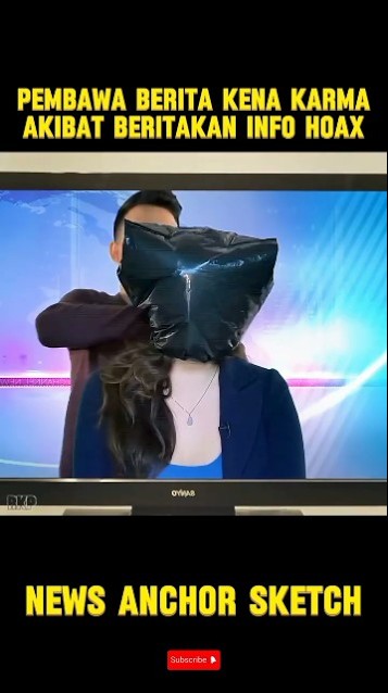 HOAX NEWS HOST GETS KARMA ‼️ #filmstoryline #shorts