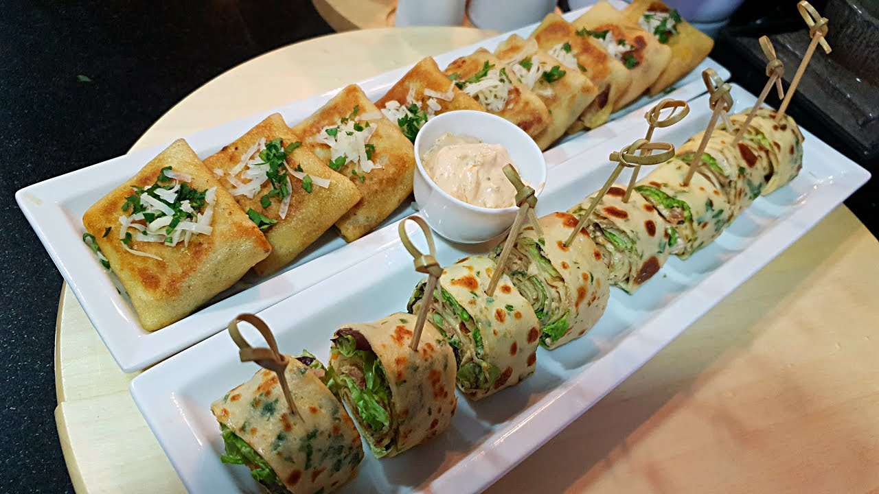 شهيوات رمضانية2019/أشهى الفطائر بعجين واحد مميز وخفيف وألذ حشوتين بطعم لا يقاوم/crêpe salé