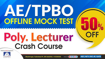AE & TPBO OFFLINE MOCK TEST DATES | GM ACADEMY | APPSC & TSPSC | AEE, AE & POLY. LECT