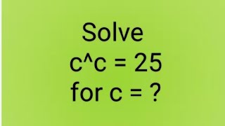 Olympiad Math Question/Solve by Lambert's-W Function/Math & Math 