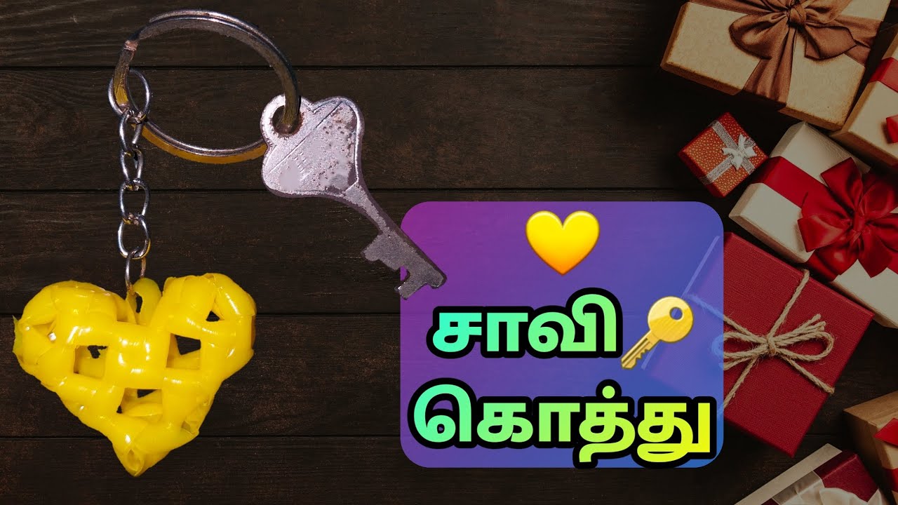 Heart Key Chain using plastic wire in 10 minutes | Easy Method | Birthday Gift Ideas |