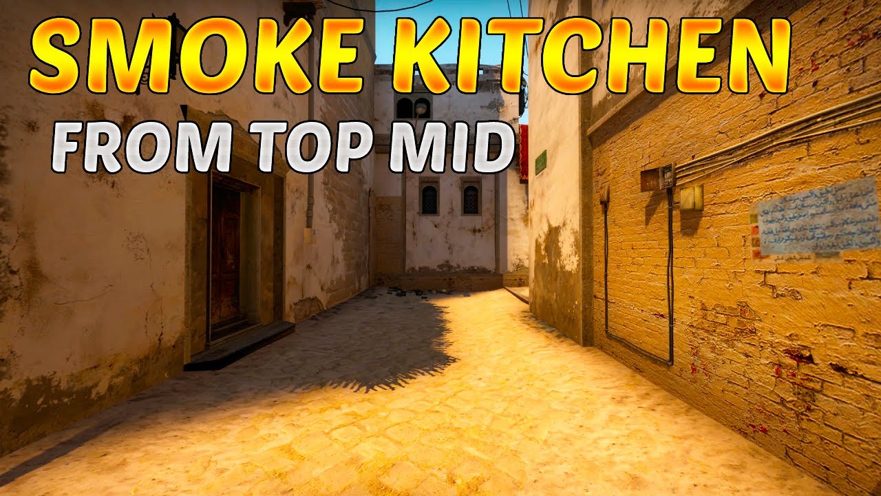 CSGO: New Mirage Window Smoke (Kitchen) - YouTube