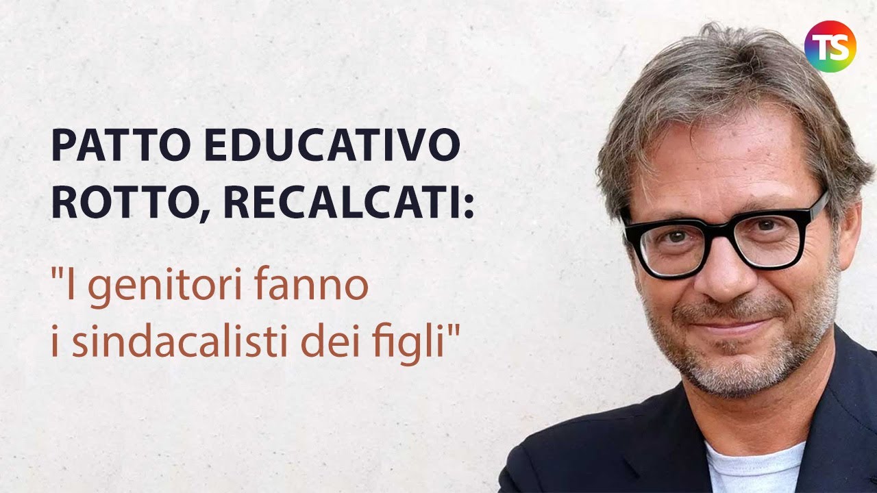 Patto educativo rotto, Recalcati: “i genitori fanno i sindacalisti dei figli