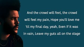The Weeknd - Without A Warning (lyrics)