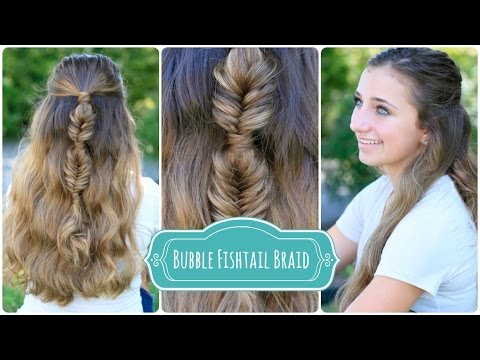 Bubble Fishtail Braid Combo  Hairstyles for Long Hair 