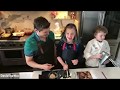 David Burtka & His Kids Make Rhubarb Ginger Muffins!