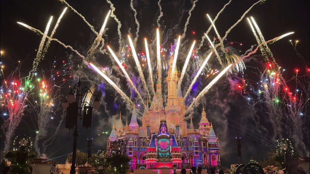 🎆Shanghai Disneyland fireworks presents ILLUMINATE! A Nighttime Celebration 