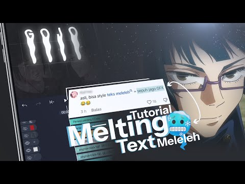 Tutorial Melting / Liquid Text - Alight Motion