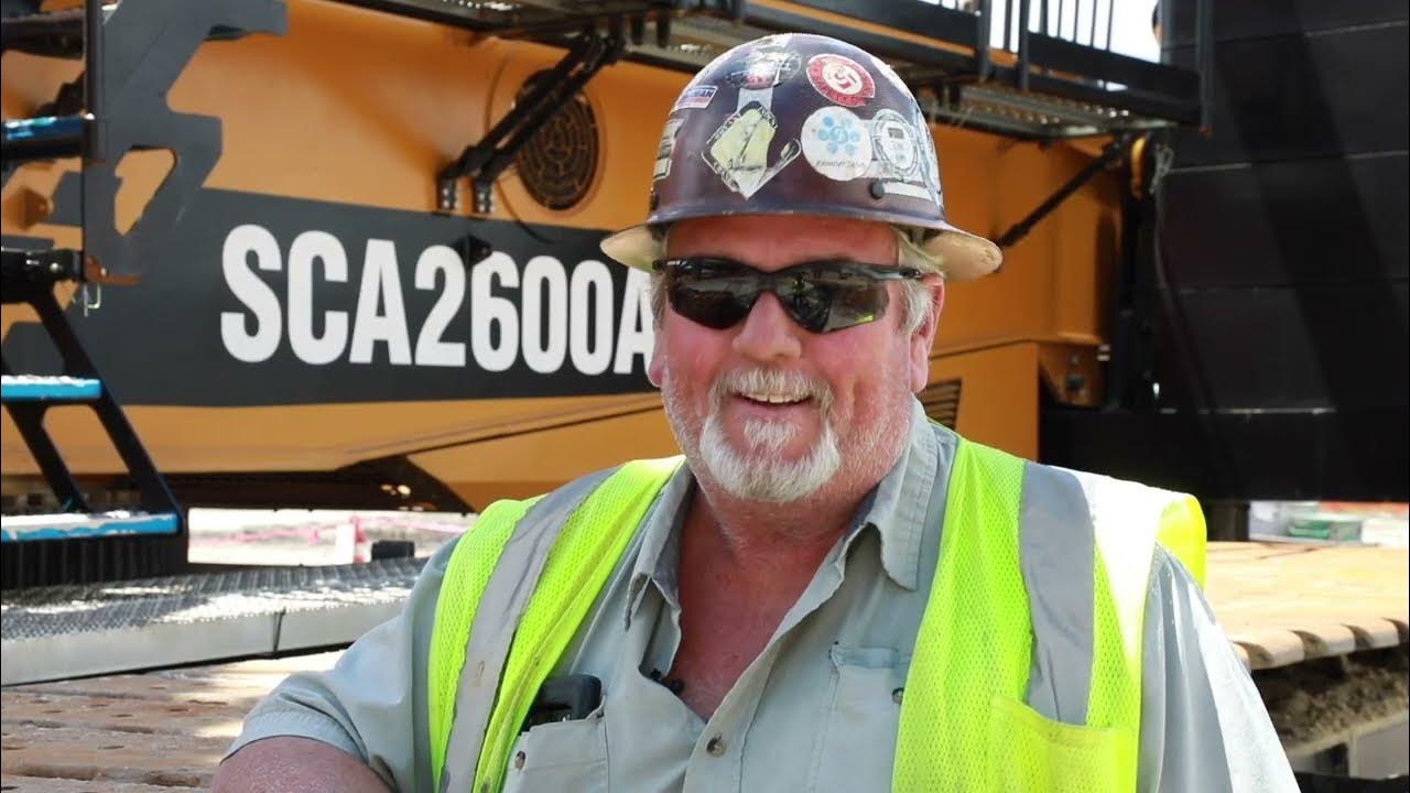 SANY The SCA2600A Crawler Crane in Virginia with Mid Atlantic Steel