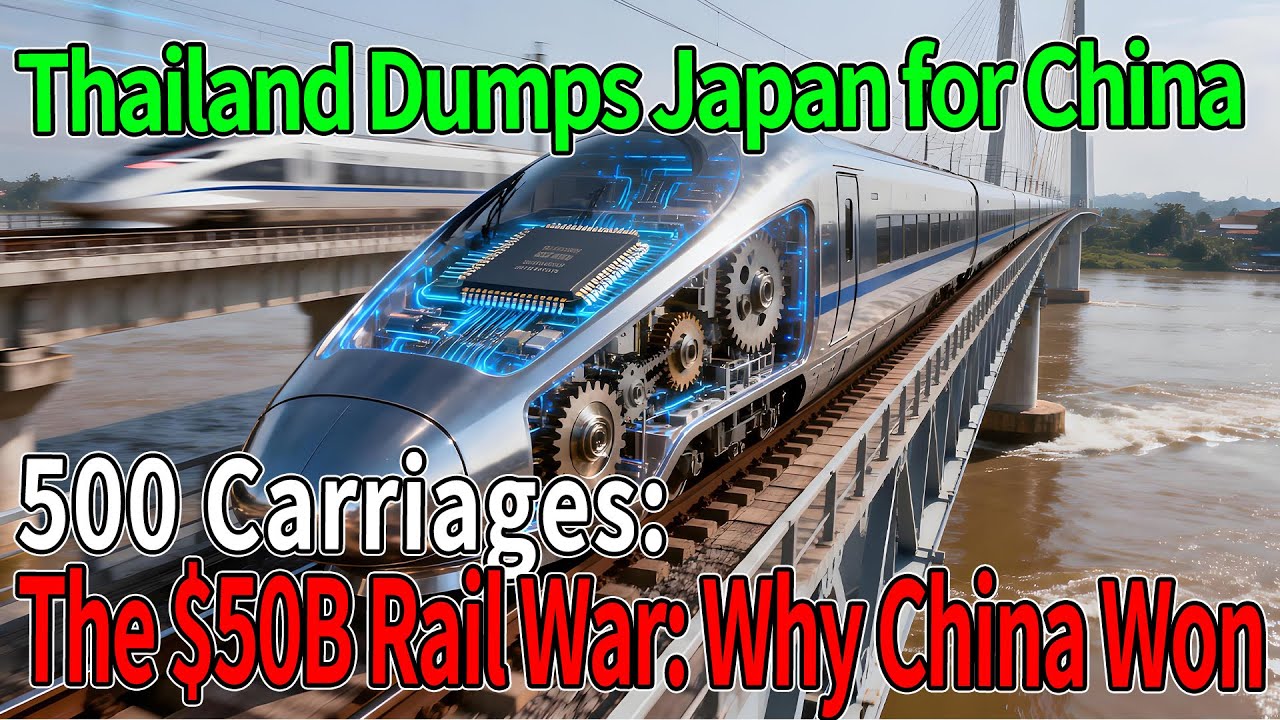 Thailand’s Desperate Move! Swapping 500 Train Cars to Lock in Chinese Tech! 