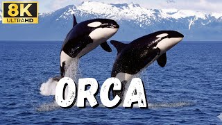 Relaxing Beautiful Orca Whale Video | Peaceful Ocean Sounds for Deep Relaxation & Stress Relief (8K) screenshot 3