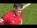 Jamie Carragher almost scoring a screamer in his final Liverpool game