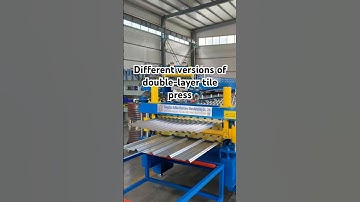 Double-layer tile press equipment, one machine can double your profit while running. #machine #tile