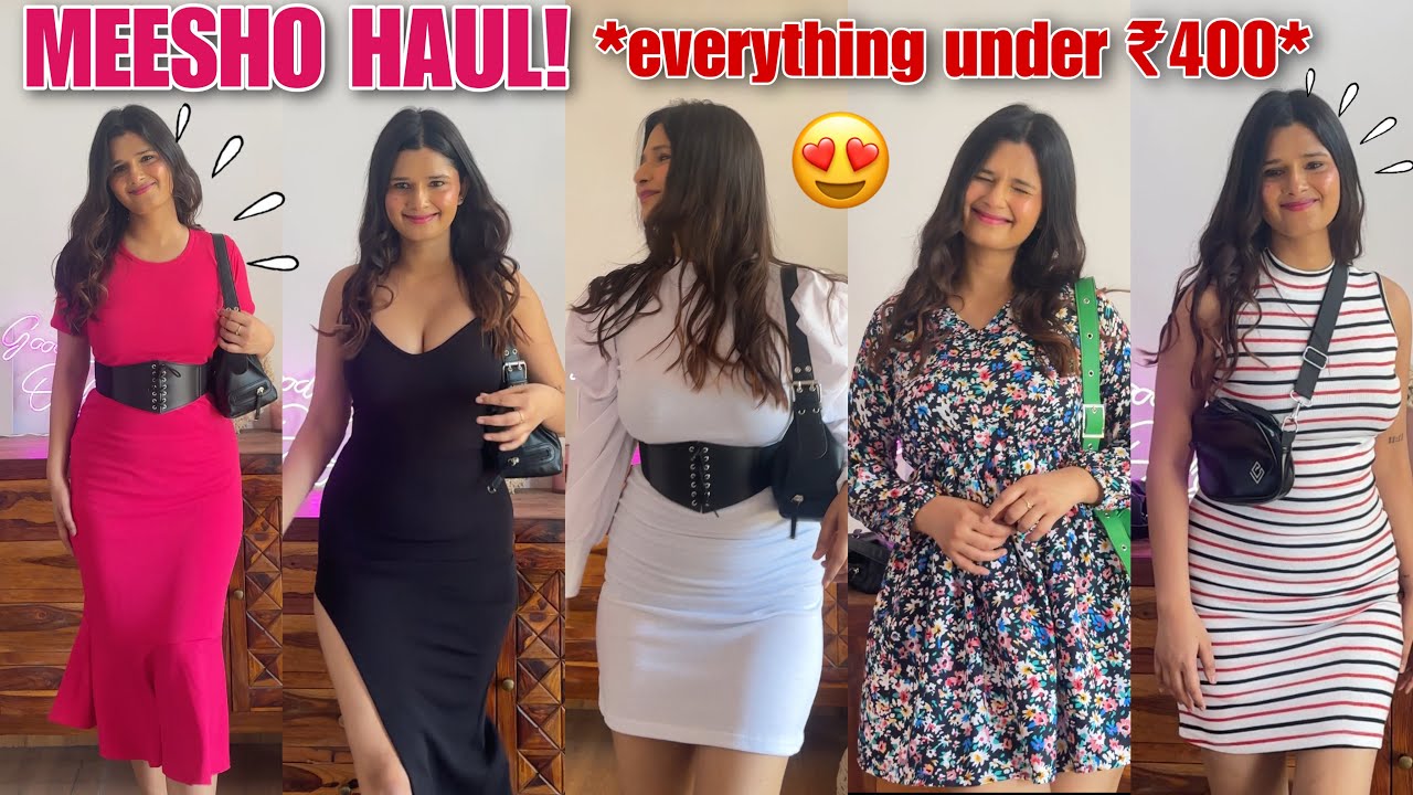 Meesho Dresses Haul Under ₹400!💕 Trendy Birthday Dresses! Starting at Rs.243 || Rupal Yadav 