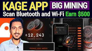Chirp Airdrop on Sui Chain Just Scan Bluetooth & Wi-Fi Earn Extra $$ | Kage Mining App Full Tutorial