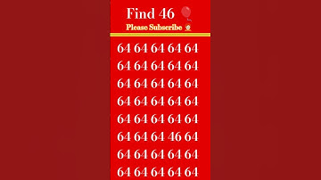 #find #46 🤔❓ #ढूंढो #maths #braintest #puzzletime #challenge #quiz #gkquiz