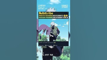 minato training Vs kakashi training #kakashi #anime