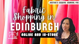 Where to buy fabrics in Edinburgh / Scotland fabric shops / Arts and crafts market
