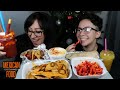 TACOS, NACHOS, BURRITO, AND FLAMIN HOTS MUKBANG | EATING SHOW