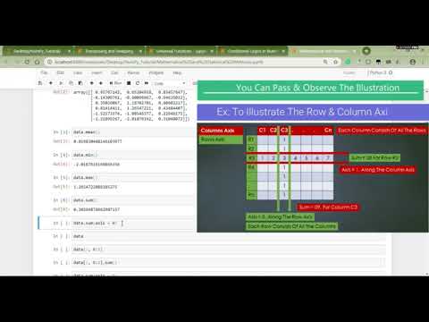 Mathematical and Statistical methods in NUMPY|Master Numpy||udemy