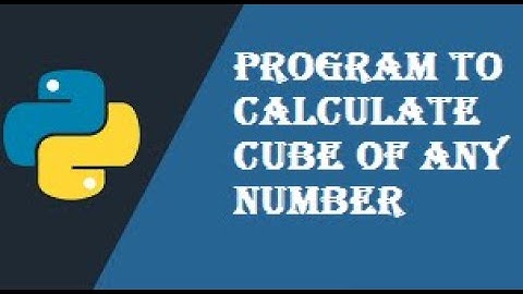 write a program to input a number and print its cube.