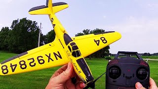 TopRC P39 4Ch RTF Yellow Plane Flight Test Review