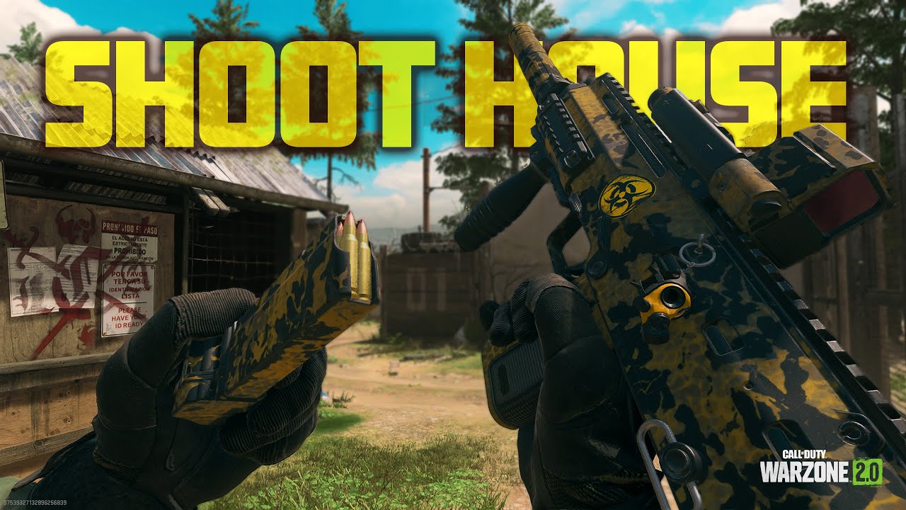 COD SHOOT HOUSE - Levelling the VEL 46 a bit - YouTube