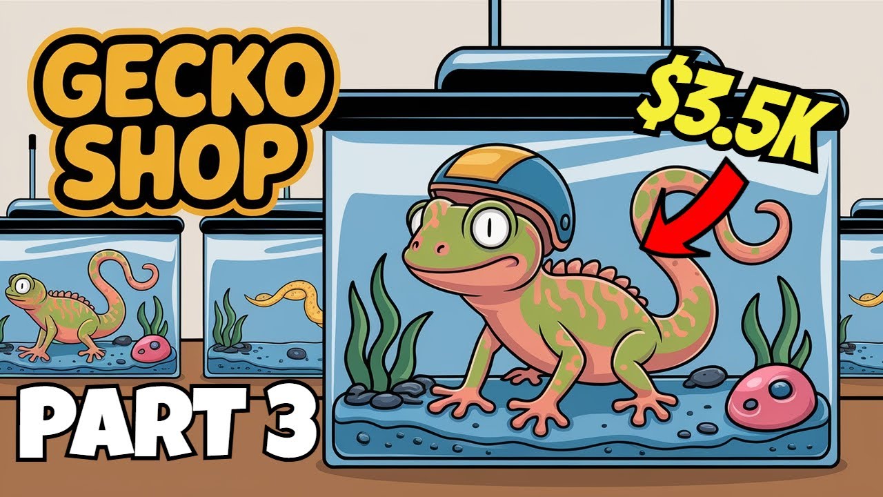 Unboxing QUALITY Geckos in GeckoShop (Gameplay PART 3)