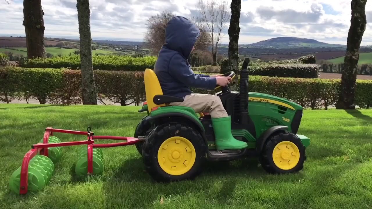 John Deere Ground Force Kids Electric Tractor Ireland YouTube