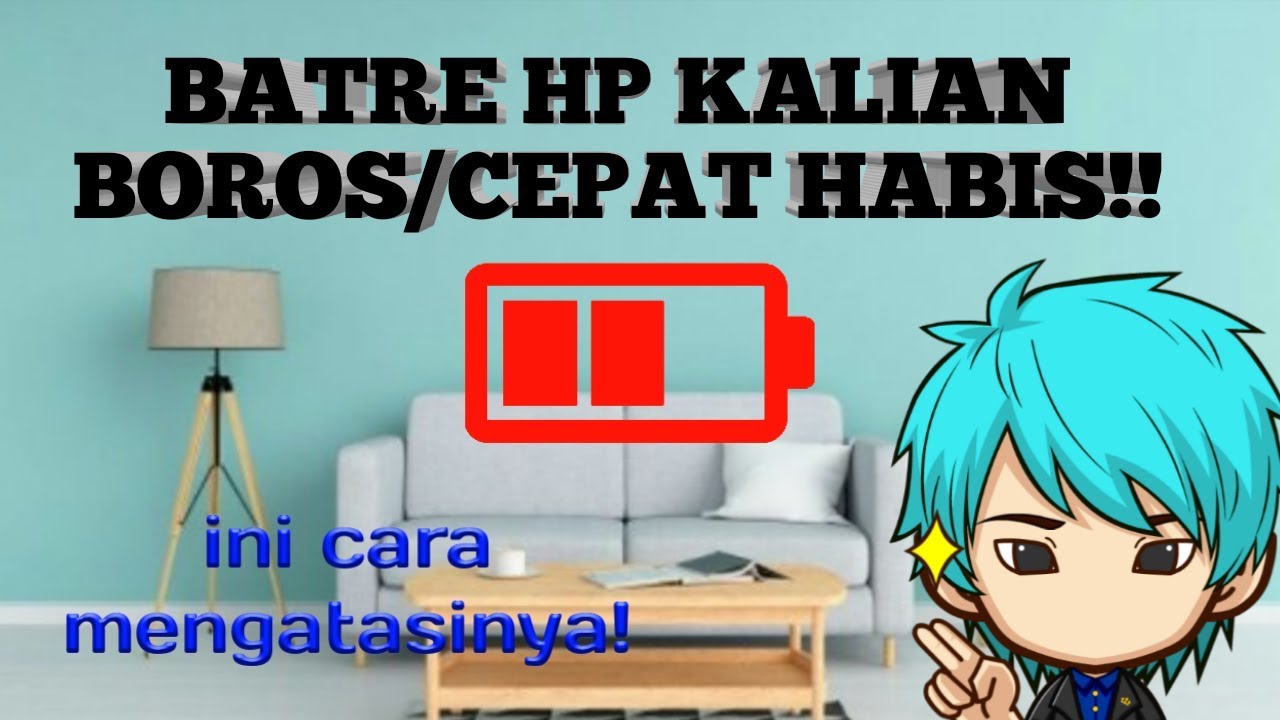 cara mengatasi batre hp yang cepat habis/boros!! || tutorial 2