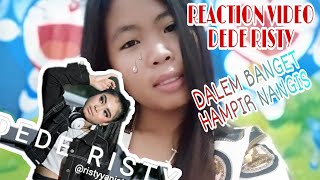 REACTION VIDEO DEDE RISTY COVER KULEPAS DENGAN IKHLAS-LESTI