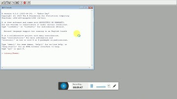 Log log Regression Model using R Commander